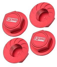 GPM Aluminium Wheel Lock for Arrma 1:5 KRATON 8S BLX/Outcast 8S BLX/KRATON EXB Roller - 4Pc Set Red