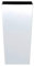 Maceta alta 35 L Prosperplast Urbi Square de plástico CON depósito en color Blanco, 55 (alto) x 29,5 (ancho) x 29,5 (profundo) cms