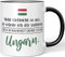 JUNIWORDS Tasse, Sieht vielleicht so aus, als würde ich dir zuhören. Doch in Wahrheit denke ich an Ungarn (1001333), Wähle Farbe, Schwarz