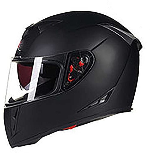 YLXD Motorradhelm Klapphelme,Doppelvisier Anti-Fog Visier Motorradhelm Integralhelm ECE Genehmigt Motorrad Roller Damen Und Herren für Motorrad/Langlauf E,XXL
