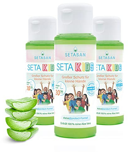 SETAKids Händedesinfektion 50ml Handdesinfektionsmittel für Kinder. Dermatologische Auszeichnung „sehr gut“