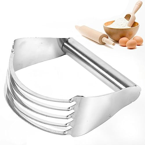 Dough Blender, Professional Pastry Cutter Stainless Steel Pastry Blender for Pastry Butter and Pizza Dough, Baking Dough Tool