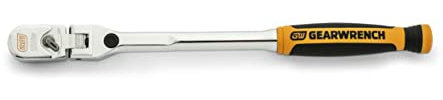 GEARWRENCH 1/4 Zoll Antrieb 120XP Verriegelungs-Flexkopf-Ratsche mit gepolstertem Griff – 81055