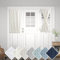 KOUFALL Sidelight Curtains for Front Door,Linen Sheer 25 x 40 Inch Curtains for Kitchen Door Window,26 x 40 in Long,25x40 26x40,Single Panel,Cream Beige Off White