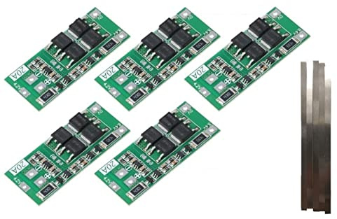5pcs 2S 20A 7.4V 8.4V Battery Protection Board BMS Balance Version + 5pcs Nickel Strip