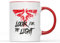 SMARTYPANTS Tazza da tè e caffè con scritta Look for The Light, ispirata al gioco con simbolo delle lucciole, Ellie Joel, post-apocalittica, per la TV dopo l'apocalittico, regalo di sopravvivenza