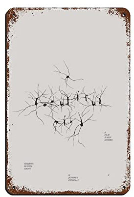 KOURT A Beautiful Mind Poster, klassisches Film-Blechschild, Vintage-Metall, Pub, Club, Café, Bar, Zuhause, Wandkunst, Dekoration, Poster, Retro, 20 x 30 cm