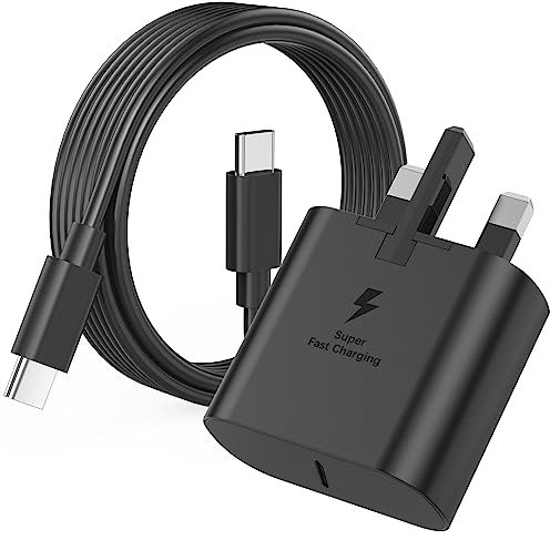 Keasen 25W USB C Charger for Samsung Fast and Cable 2M, Super Galaxy S23 Ultra/S23+/S23/S22 Ultra/S22+/S21/S20 FE/Note 20/A54 5G,USB Type Plug Phone