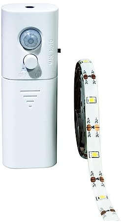 Life Striscia LED con sensore di movimento e crepuscolare, kit striscia Led luce naturale, 1 metro