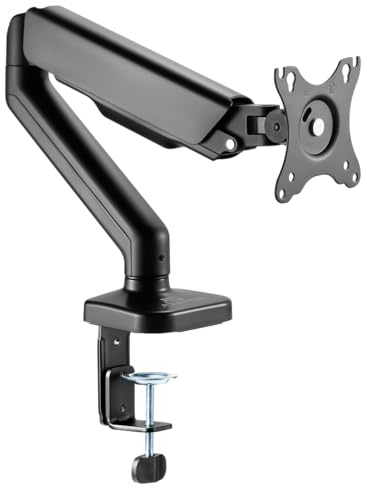 AD ADVANCE - Support Ecran PC Vesa 17 à 32 Pouces | Bras Articulé Ecran PC pour Moniteur | Pied Robuste Capacité de Charge 2 à 9 kg | Hauteur & Inclinaison Ajustable | Rotation à 360…