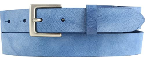 BELTINGER Herren-Gürtel aus weichem Vollrindleder Vintage-Look 3 cm | Leder-Gürtel für Herren 30mm | Schmaler Gürtel Used-Look