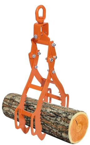 Forstzange für Baumstämme bis 710mm, 1202kg Zugkraft, Hebezange, Packzange, Vorlieferzange, Handpackzange Forst für den Transport von kleinen Baumstämmen