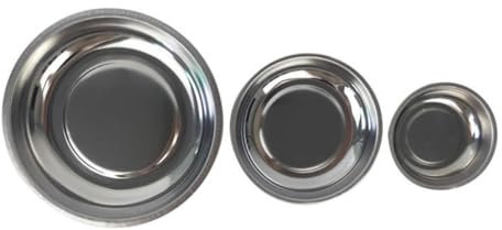 TINEASUR Stainless Steel Screw Tray 3pcs Tool Tray for Easy Access Organization