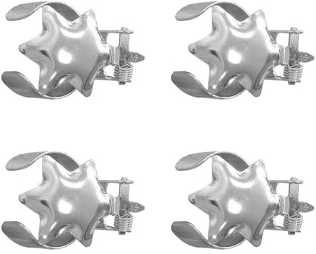 Automatischer Kerzenlöscher, automatischer Kerzenverschluss – 4 x automatischer Kerzenlöscher mit Clip | Kit mit Clip für Kerzenlöscher, automatischer dekorativer Ring zum Löschen von Kerzen