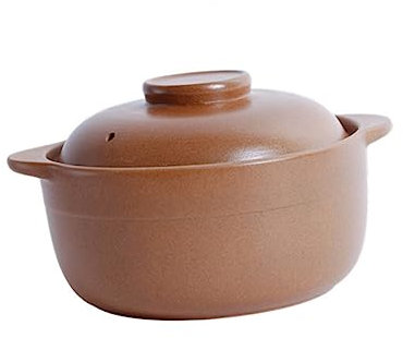 IMIKEYA Pentola Ceramica Per Zuppe e Stufati Manico Antiscivolo Perfetta Per Cucine Tradizionali e Induzione