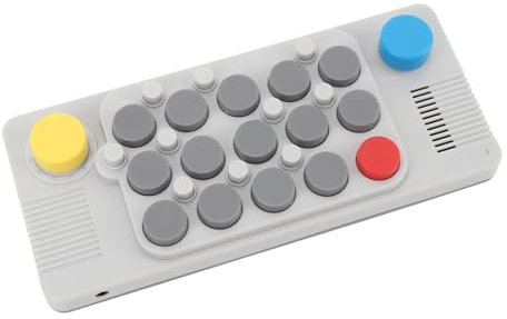 Tastiera Musicale Tascabile, Piccola Tastiera Musicale Elettrica con Jack per Cuffie da 3,5 Mm, Tastiera Elettrica Portatile Ricaricabile con Adesivi per Tastiera, per Chitarra