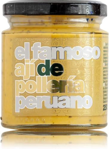 Ají de Pollería 250 ml - Ají amarillo con huacatay, 100% natural
