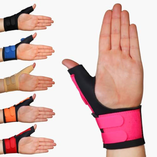 Solace Bracing Cool-Flow Max Daumenstütze (6 Farben), hergestellt in Großbritannien, fortschrittliche Daumenschiene, #1 Daumenbandage für Arthritis, Sehnenentzündung, RSI, Triggerdaumen, etc., Rosa,