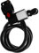 WOONEKY Code Bike Lock Universal Fit Cable Lock for Bicycle Ebike Road Bike Lightweight and Portable