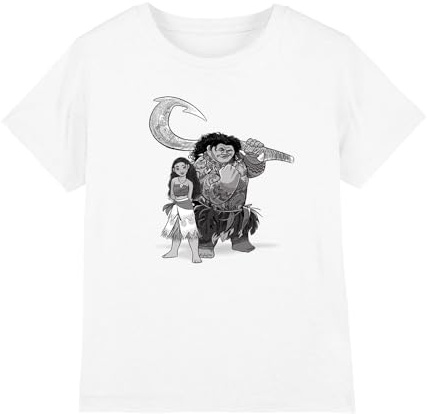 Moana Girl's Moana Maui Moana Sketch Girls T Shirt T-Shirt