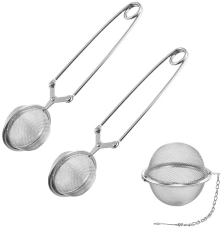 2 Piezas Bolas De Té Con Asas Y Bolas De Té De 1 Pieza, Filtros De Té, Filtros De Té De Acero Inoxidable, Herramientas De Elaboración De Té, Accesorios De Té