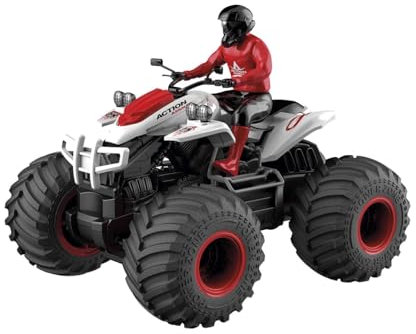 TACHAN - Quad Lanza Humo - Vehículo R/C - Escala 1:16 - Frecuencia 2,4 GHz - Batería Recargable USB - 4 Canales -20 KM/H - +3 (CPA Toy Group 753T00910)