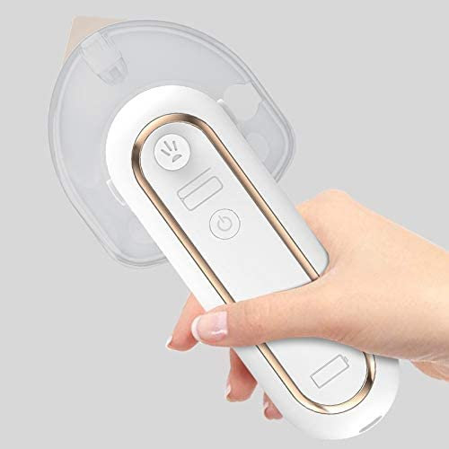 Portable Rechargeable Travel Iron with 360 Degree All Round Ironing Cordless & USB Powered Ideal for DIY Crafts and Business Travel