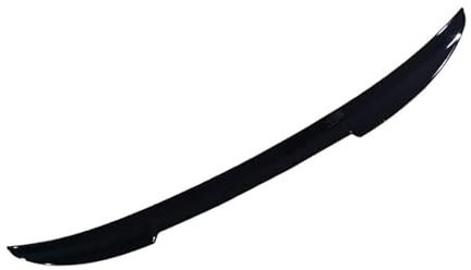 MaKeMoney Auto Heckspoiler FüR Skoda Kodiaq/Karoq/Skoda Fabia, PVC Kofferraum Heckspoiler Sport Styling Auto Zubehör,A/Black