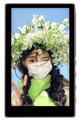 Vvikizy Écran de Surveillance des Selfies 4in, écran de Contrôle de Selfie de Téléphone Magnétique avec Double BT/WiFi, Support pour Smartphone, Obturateur à Distance, Batterie de (Rose)