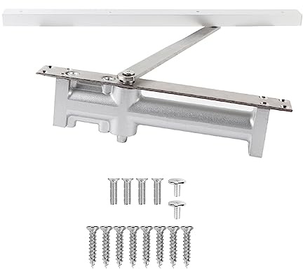 Hydraulic Buffer Aluminum Door Closers 80KG Hardware Fittings for Fire Doors