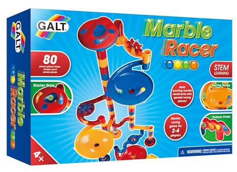 Galt America Toys Murmelrennbahn - 80 Teile, Mehrfarbig, 1004447