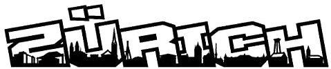 skyline4u Zürich Aufkleber Schriftzug Stadtaufkleber in 8 Größen und 25 Farben (50x9,2cm schwarz)