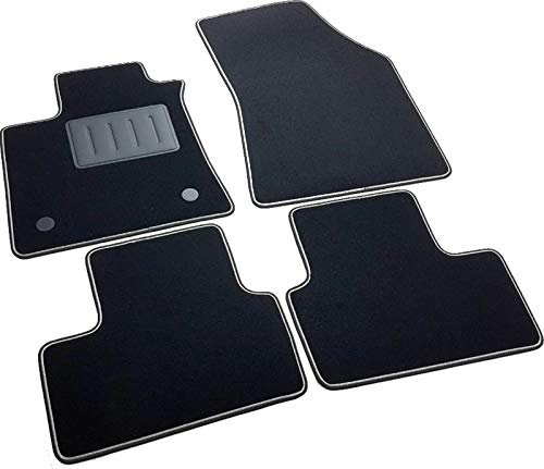 ilTappetoAuto by Fabbri 3 - SPRINT04812 - Tapis de Voiture sur Mesure en Moquette Antidérapante Noire