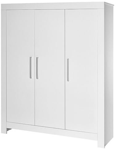 Schardt 06 791 02 00 Kleiderschrank mit 3 Türen Nordic White, weiß