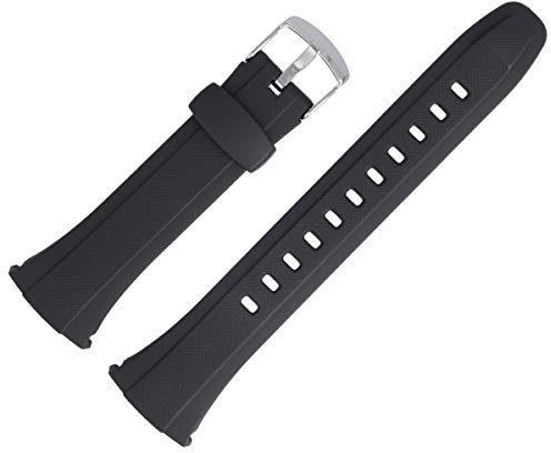 Casio Uhrenarmband Ersatzband 26mm Kunststoff Schwarz - WVQ-M410