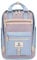 SEVENTEEN LONDON – 12L Laptop-Rucksack für Damen 13 Zoll Mädchen Jungen Schulrucksack Wasserabweisendes Nylon Tagesrucksack in Hellblau & Lila für Universität/Reisen/Herren – 'Wimbledon'