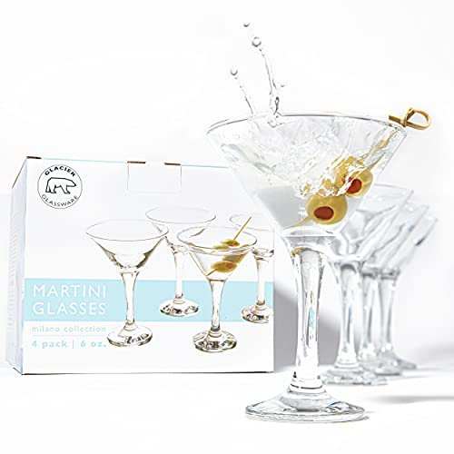 Glacier Glass – Milano Collection (Martini-Glas, 170 ml, 4 Stück
