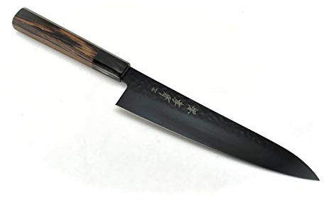 Sakai Takayuki /KUROKAGE Series VG-10 Hammered Gyuto (Chef Knife), 210 mm, Black