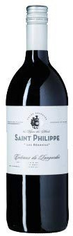 6 x Saint-Philippe Les Begonias AOC 1l 2019 Cuvée Reserve Rouge im Vorteilspack, trockener Rotwein aus Languedoc-Roussillon