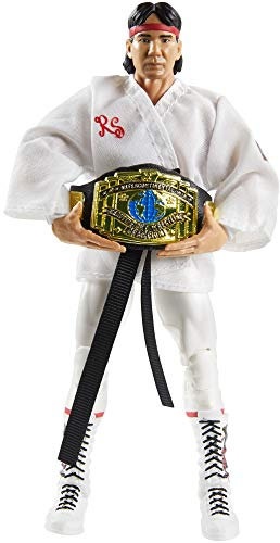 WWE Ricky The Dragon Steamboat Fan Takeover 15,2 cm Elite Actionfigur mit Fanvoted Gear und Zubehör, 15,2 cm bewegliches Sammlerstück, Geschenk für Fans ab 8 Jahren