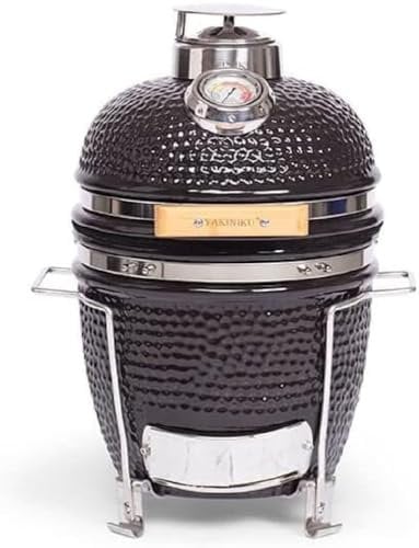 Yakiniku Kamado Mini Y110001 - Barbecue in ceramica da 11, con supporto