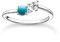 THOMAS SABO Damen Ring Pfeil türkiser Stein 925 Sterlingsilber TR2345-405-17