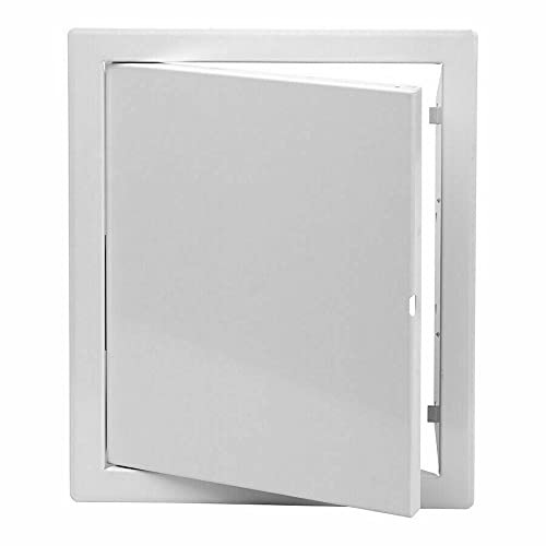 Panel de acceso de metal blanco de 400 mm x 500 mm, puerta de inspección de acero galvanizado