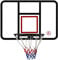 45in Basketball Hoop, Garage Backyard Wall-mounted Basketball Hoop And Goal Frame Combination Kit, Height Adjustable Backboard