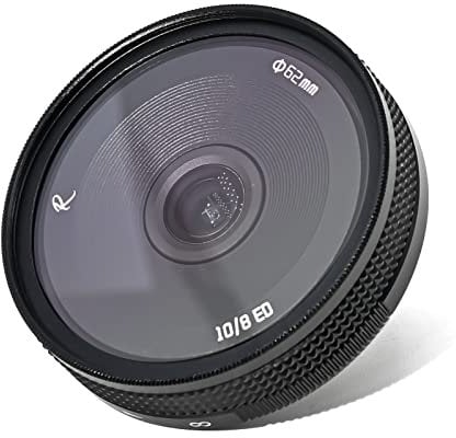 AstrHori 10 mm F8 II Ultraweitwinkel Fischaugenlinse Manuelles APS-C-Objektiv mit UV-Filterspiegel kompatibel mit Nikon Z-Mount spiegellose Kamera Z50, ZFC (Schwarz)