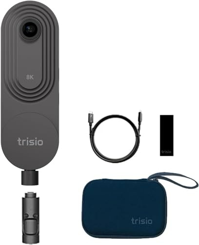 ZTIANFOTO Trisio Lite 2 VR Camera for 8K HD Panorama 360 Camera Designed for Photographers Easy to Capture 360° Panoramic 8K 32MP HD Images for Real Estate Outdoor Cam
