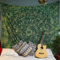 Craft Trade Mandala Grün Wandteppich Indische Wandtuch Tapestry Wandbehang Boho Wandteppiche für Heimdeko Wohnzimmer und Schlafzimmer - 213 x 228 cm
