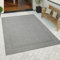 Paco Home In- & Outdoor Teppich Balkon Terrasse Küchenteppich Gartenteppich Modern, Grösse:80x150 cm, Farbe:Grau 5