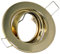 Kamilux 6er Set Einbaustrahler Alva für 230V Farbe: Gold (ohne Leuchtmittel) inkl. 230V GU10 Fassung. Spot Rund für Lochausschnitte von 68-76 mm