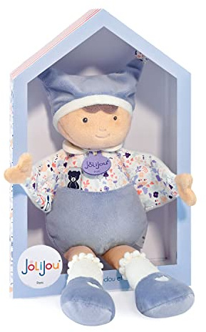 Jolijou - Les Petit Guilis – Kuscheltier Lavendel – Violett – 30 cm – Geschenk zur Geburt – schöne Geschenkbox – JJ6048
